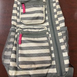 Thirty-one Sling-Back Bag in Grey Wave